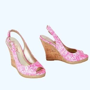 Lilly Pulitzer Krisie wedge bunny hop